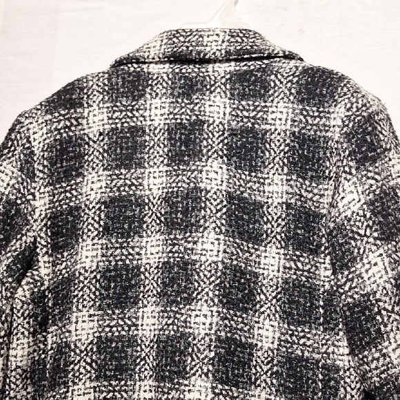 Vintage Checkered Pea Coat, East 5th brand, Sz 16, NWOT - Picture 11 of 13